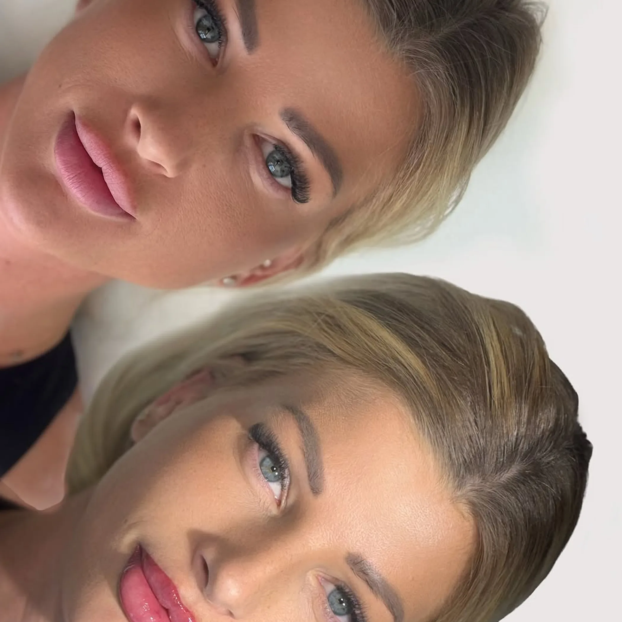 gradual lip colour transition makeup